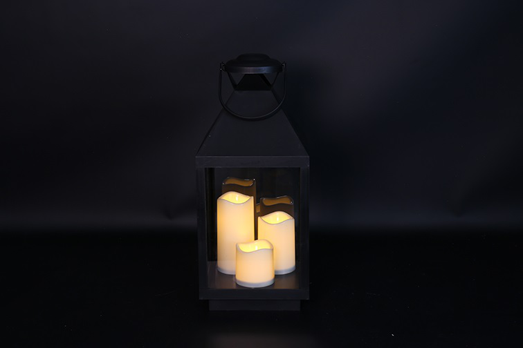 LED Lantaarn 3x Toulon S zwa
