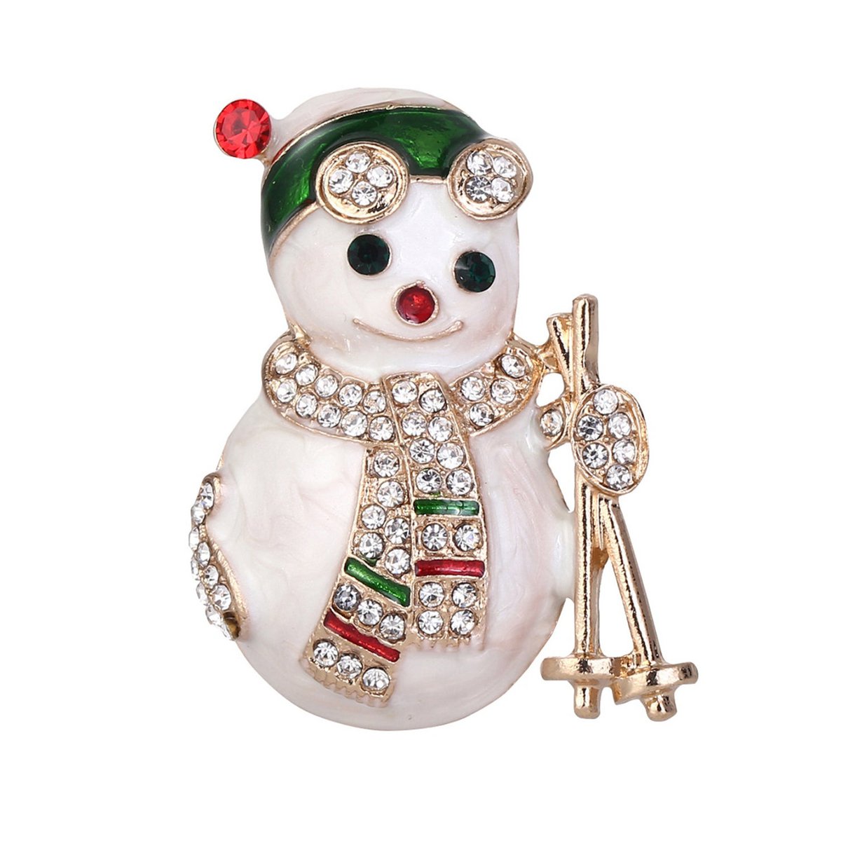 Brooch - Snowman