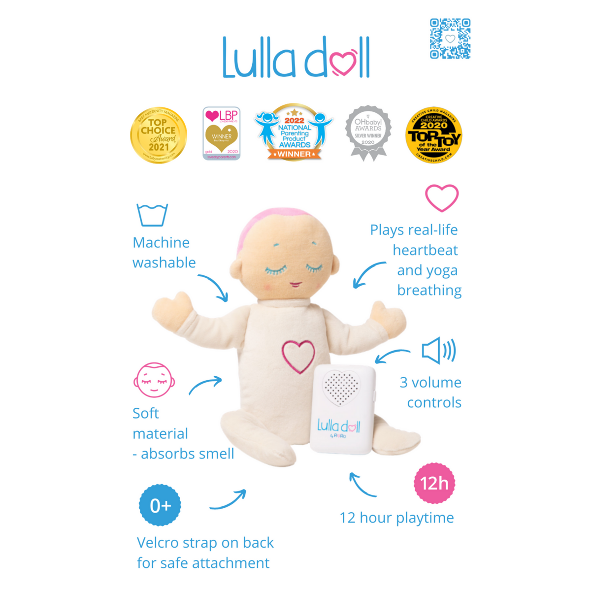 Lulla Doll Sleep Cuddle Lilac