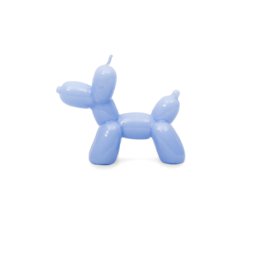 CANDELA CANE PALLONCINO BLU HF