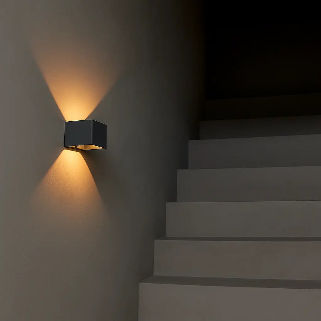 Tess Stone Grey Rechargeable Wall Light