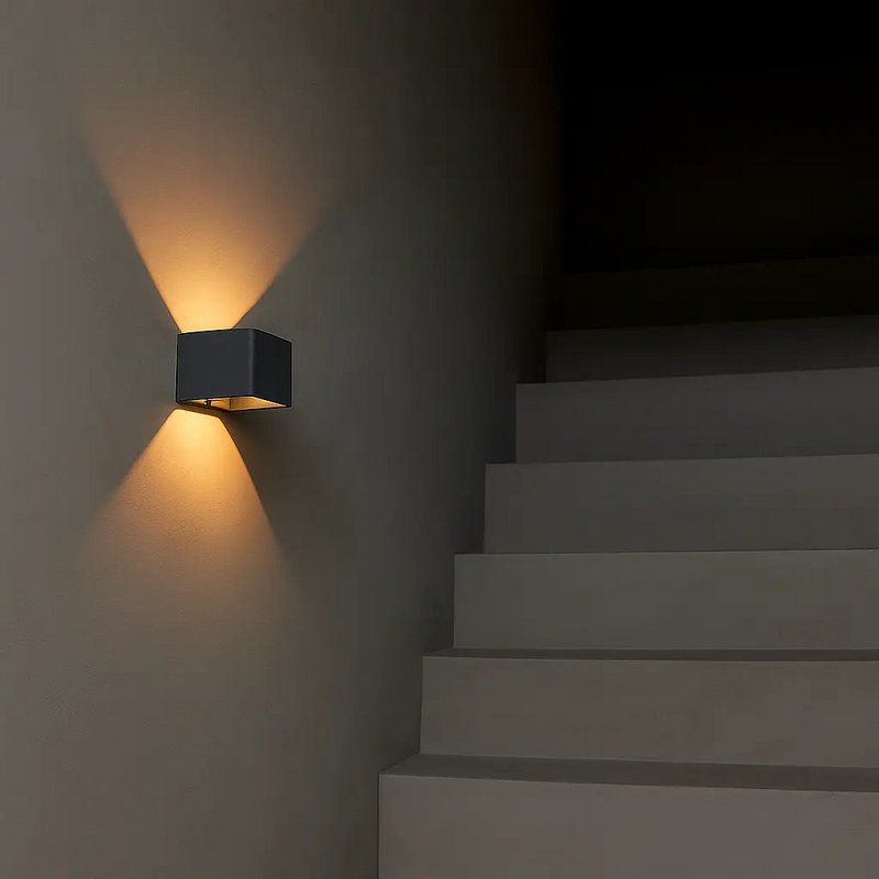 Tess Stone Grey Rechargeable Wall Light