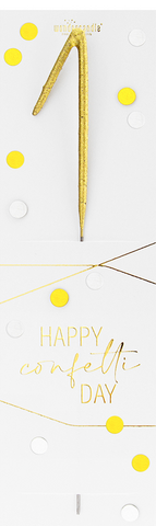1 gold Confetti Wondercandle® classic