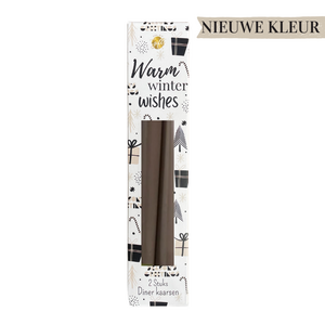 Dinner Candles – Warm Winter Wishes