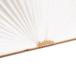 Lampada da libro marrone noce