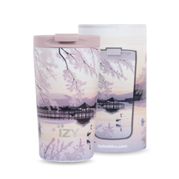 IZY Thermos Mugs - Sunset Lake - 350ML To-Go Insulated Coffee mug