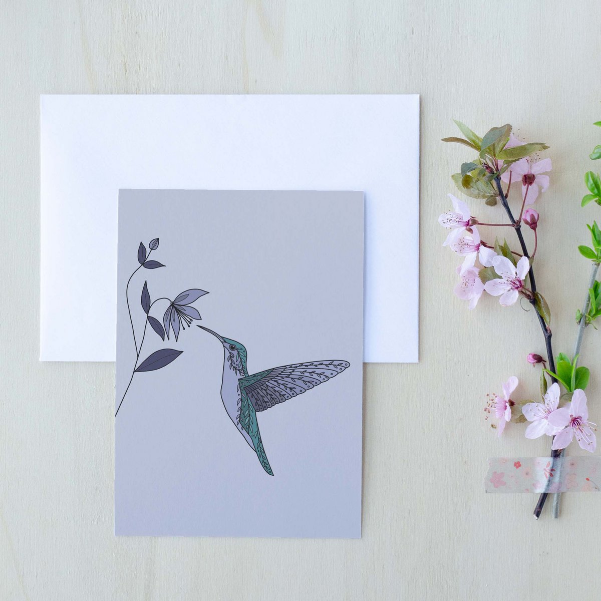 Postkarte Kolibri