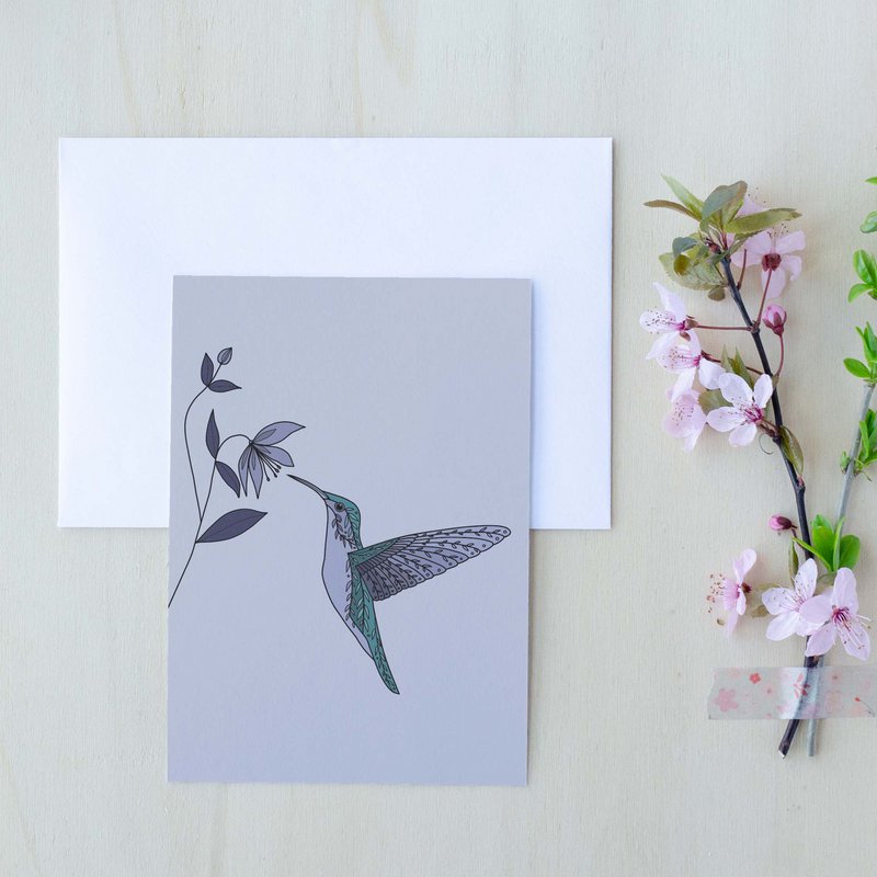 Postkarte Kolibri