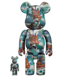 400 % und 100 % Bearbrick-Set – Die Japaner (Claude Monet)