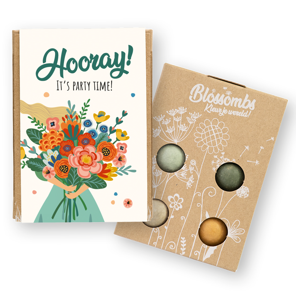 Gift Box Mini - Hooray, let's party