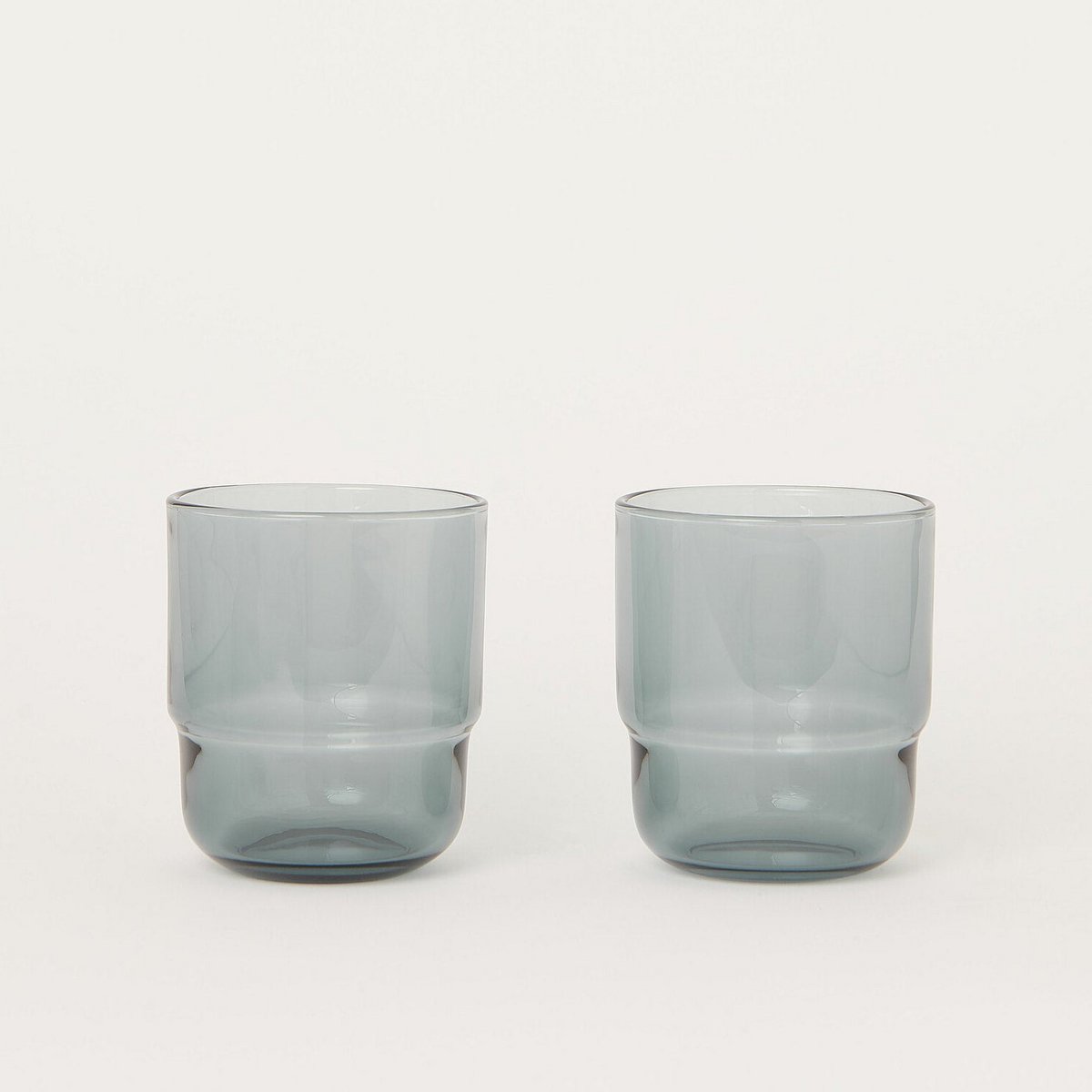 Piccadilly Tumbler Smoke (Set of 2)