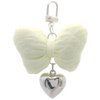 A-C19.1 KY2533-041-6 Keychain Heart-Bogen Beige