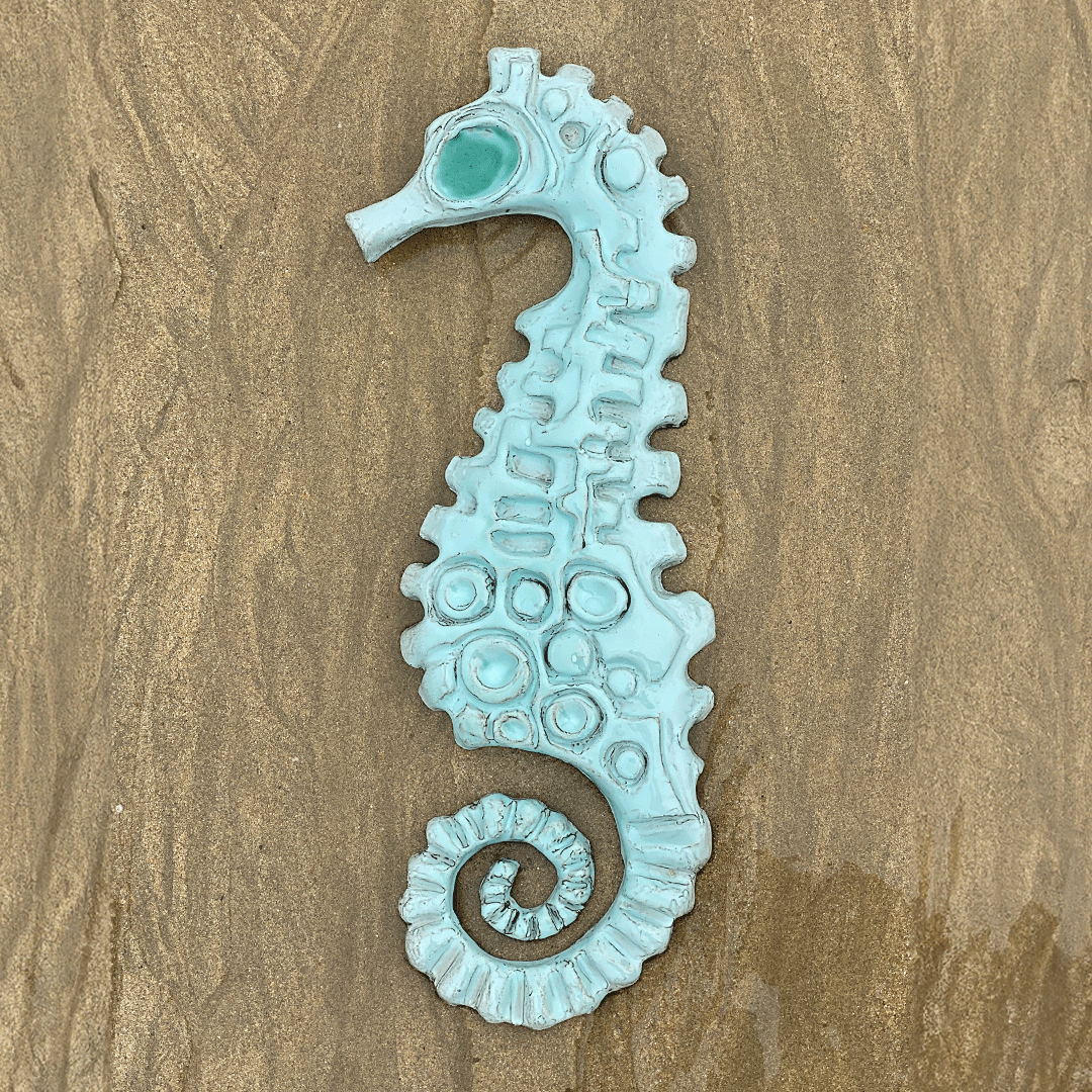 Ceramic Wall Art Seahorse