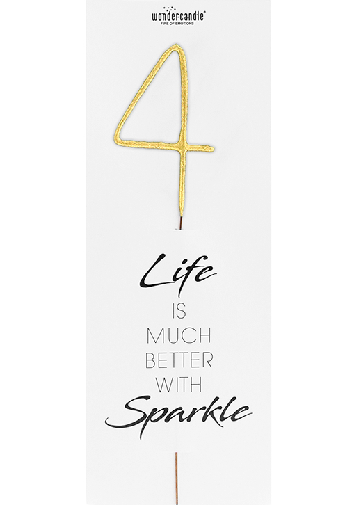 GIANT Sortiment 144 Wondercandle® Giant Life is much better with sparkle 498