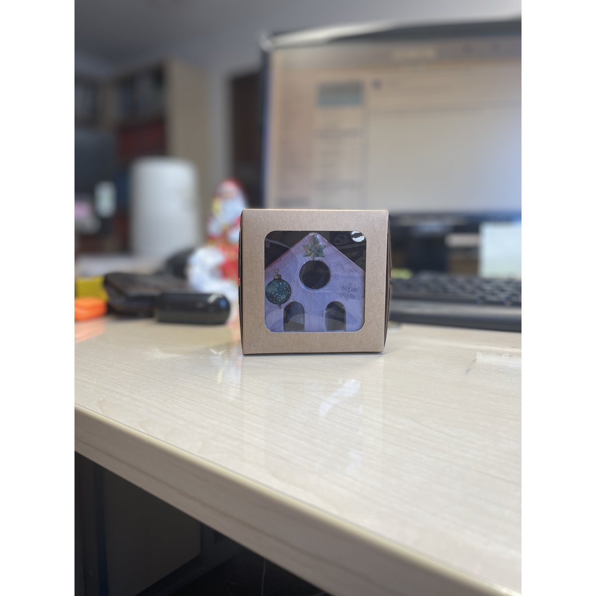 Tealight House LED-Teelichthalter aus Jesmonit