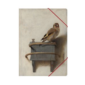 Papieren dossiermap met elastieksluiting, A4, Puttertje, Fabritius