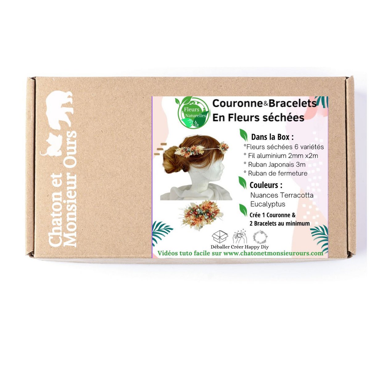 BOX DIY Fleurs séchées, Loisirs créatifs,