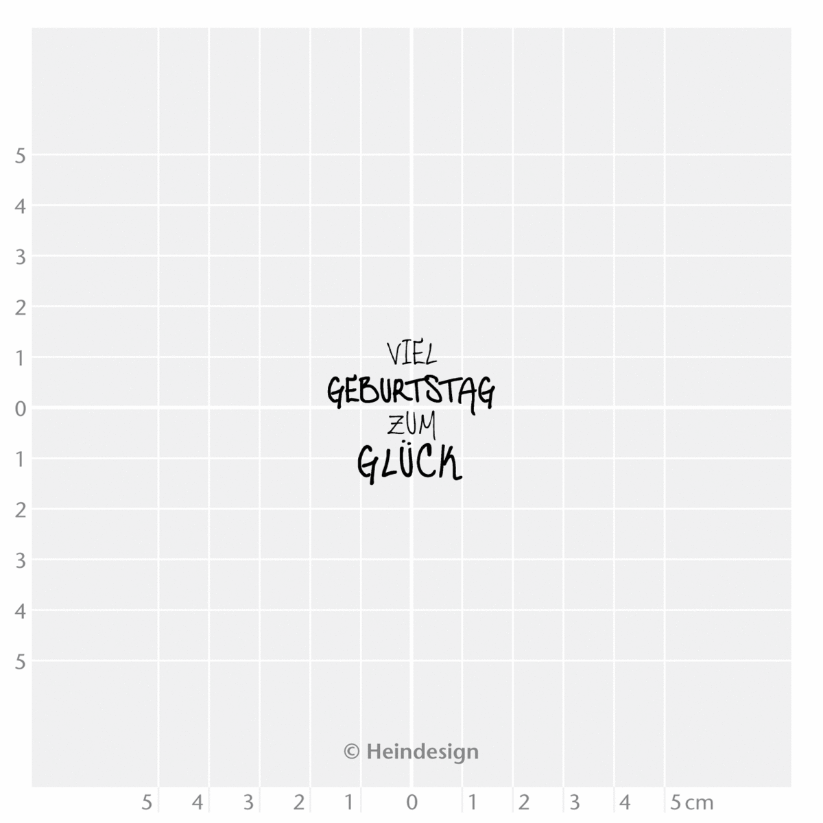 Stempel: Viel Geburtstag zum Glück