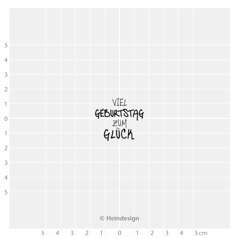 Stempel: Viel Geburtstag zum Glück