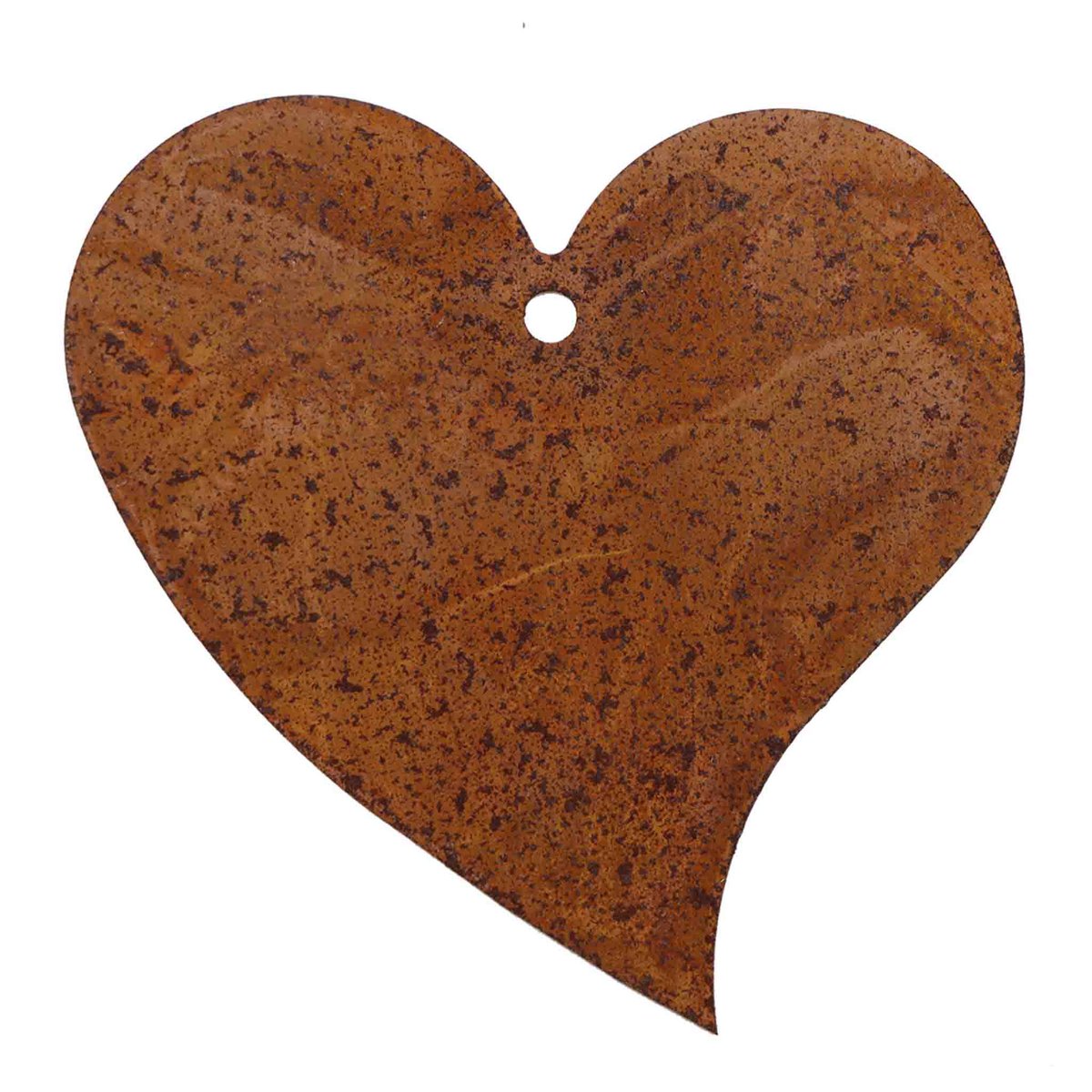 Cuore decorativo patinato | Idea regalo | Decorazione da appendere color ruggine