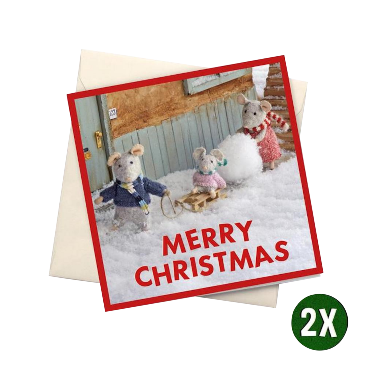 Set de Tarjetas de Navidad - La Casa del Ratón