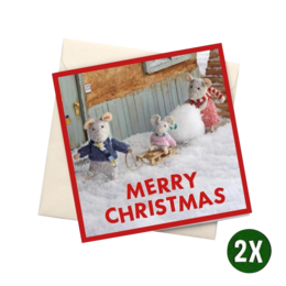 Set de Tarjetas de Navidad - La Casa del Ratón