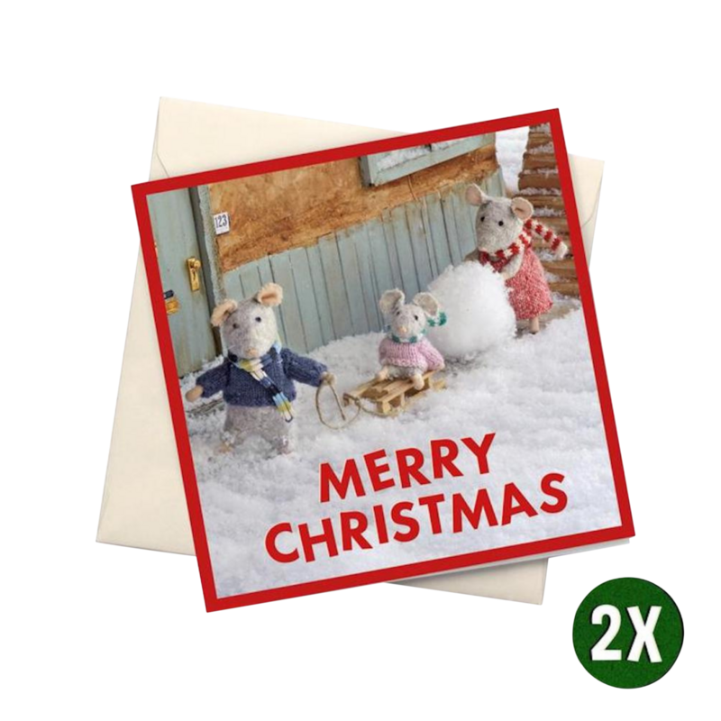 Set de Tarjetas de Navidad - La Casa del Ratón