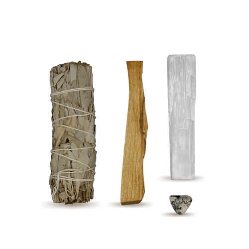 Energy Cleansing Smudge Kits mit Achat