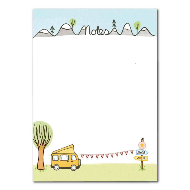 Notesblok Camping A6