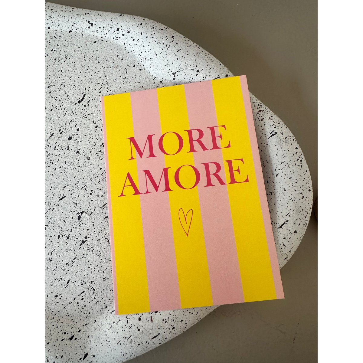 Minikarte "Plus amore"