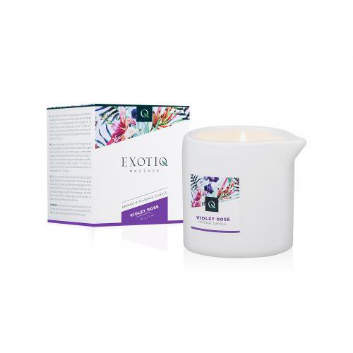 Exotiq - Świeca do masażu Violet Rose - 60g
