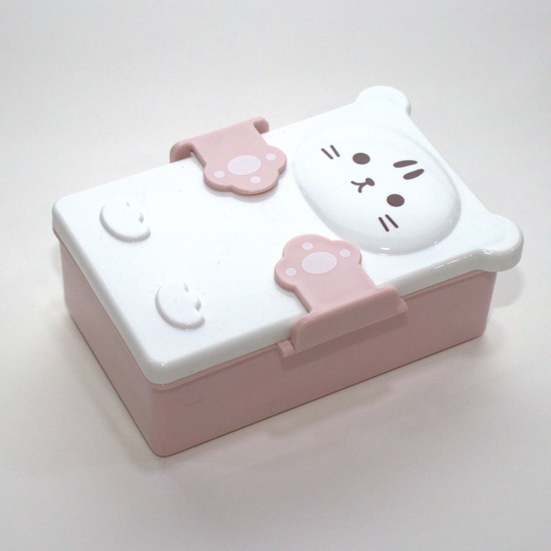 Bento snack box for children - Pink Cat