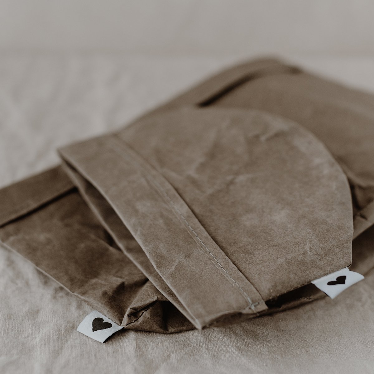Paperbag zestaw 2 szt. szary (zestaw = 6 zestawów)