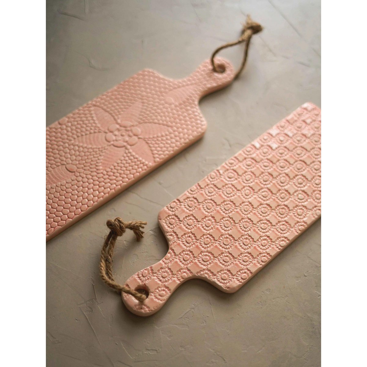 Tabla de servir rectangular de crochet – Hecha a mano en Portugal