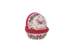 Papiers cupcake Joyeuses Fêtes 60 pcs Isabelle Rose