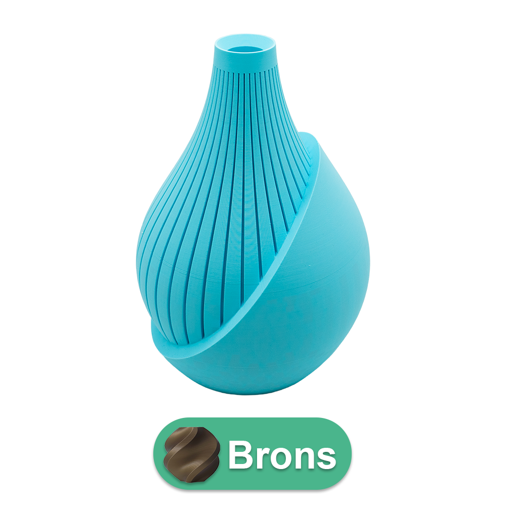 Jarrón Elodie 3D - Jarrón impreso en 3D - PLA sostenible - Apto para flores artificiales