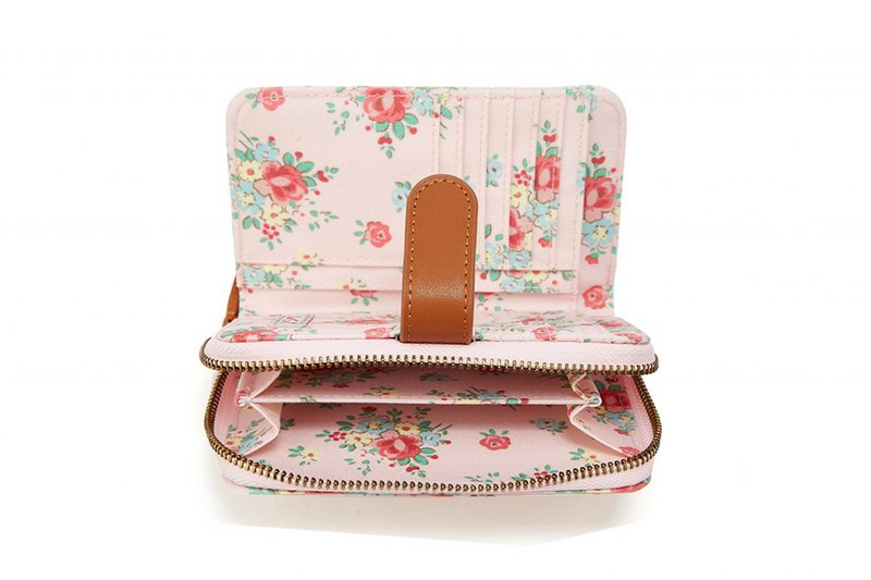 Pvc foldet lynlås pung Abby 15x10 cm Isabelle Rose