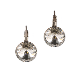 Classic Disc Earhangers - Rhodium