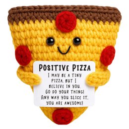 T-C7.2 T2405-449 Knitted Positive Friends - Pizza 7,5 cm
