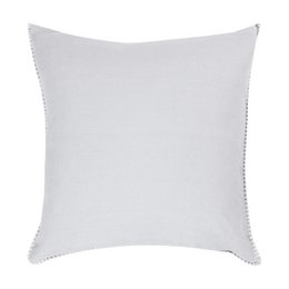 Cushion cover with stitch - Nature - 50cm x 50cm - linen