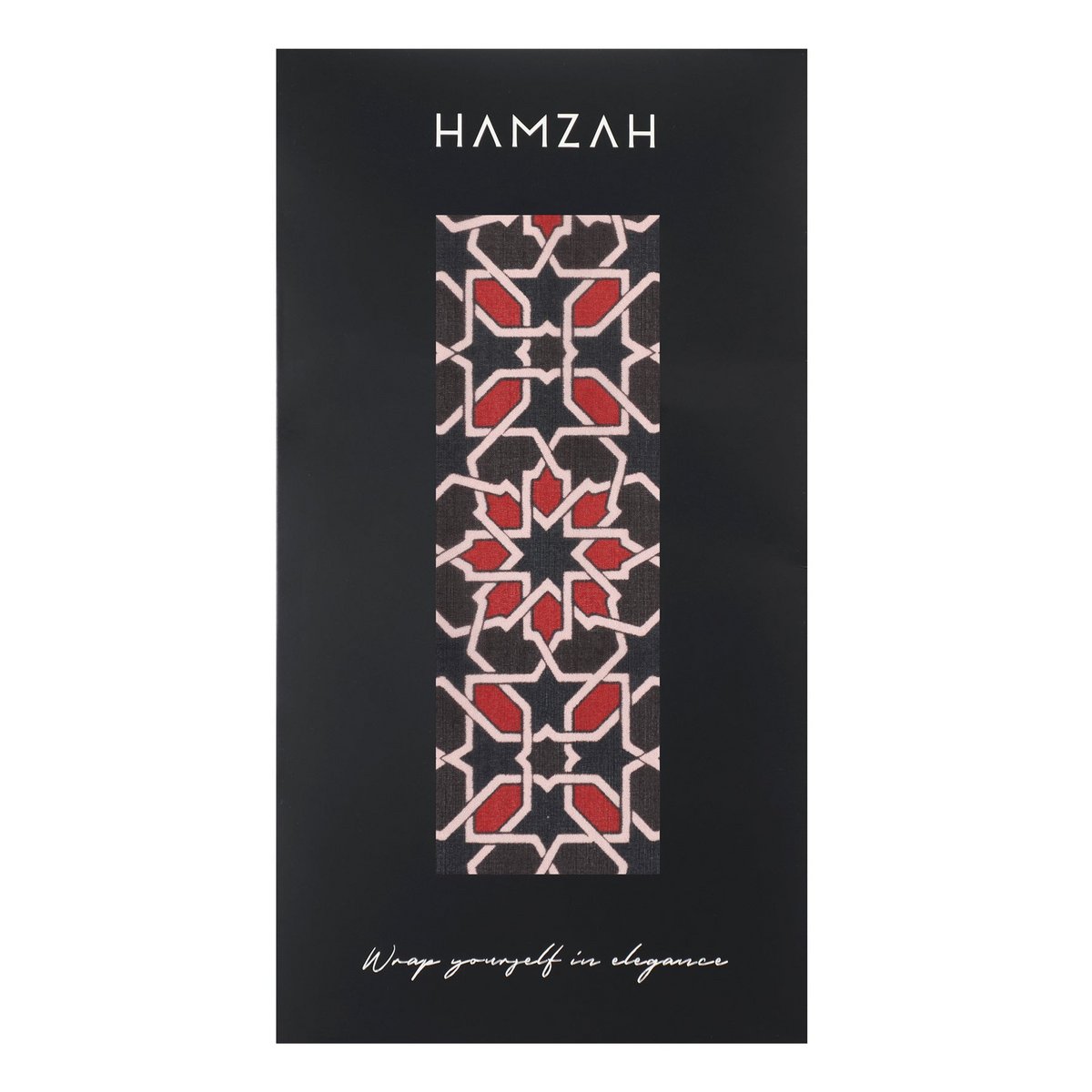 Red and Blue Silk Scarf Mirath