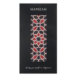 Red and Blue Silk Scarf Mirath