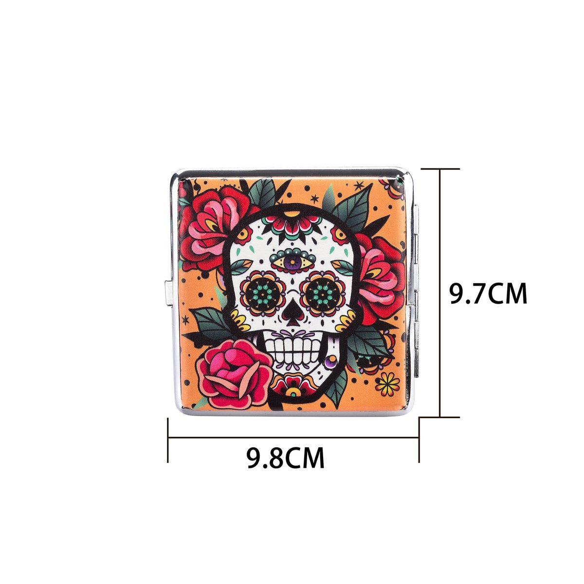Etui à cigarettes Skulls &vFlowers