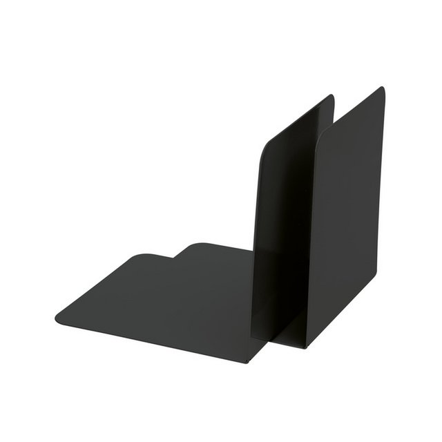 Fermalibri Alco 85x140x140mm metallo per 2 pezzi nero