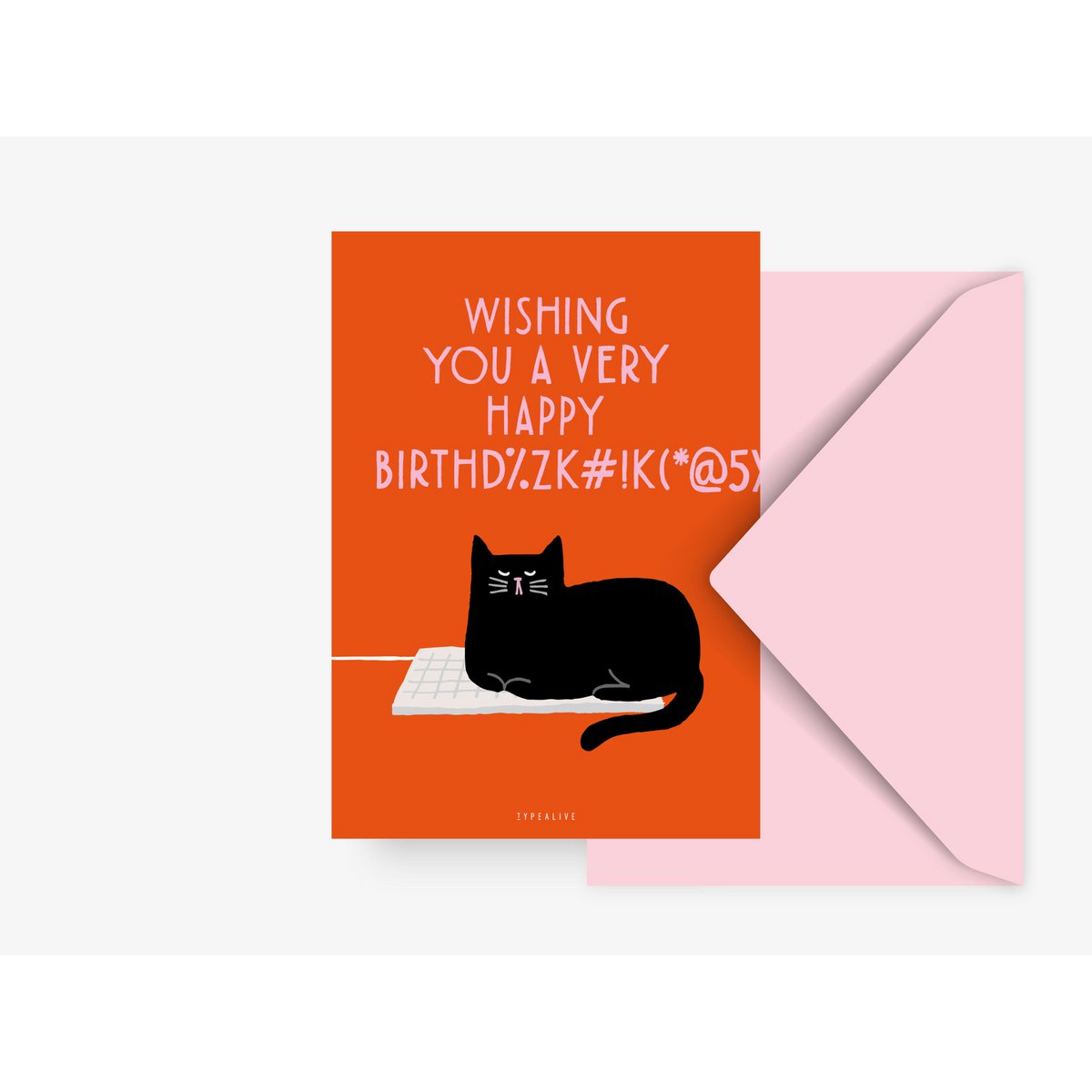Postkarte / Birthday Cat No. 2