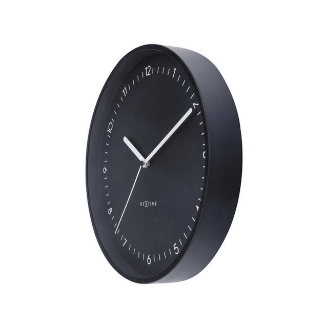 Zegar ścienny NeXtime Berlin 30 cm czarny