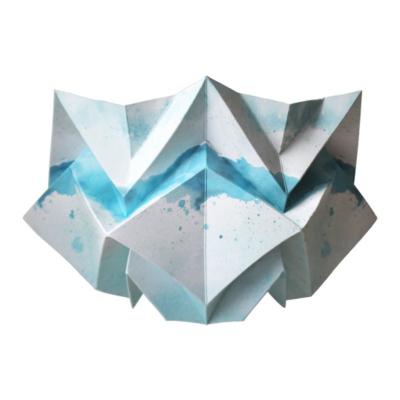 Lampa ścienna Paper Origami – wzór letni