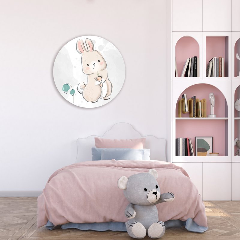 Wall Circle Børn | Kanin 3