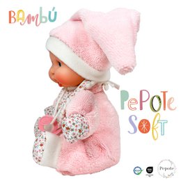 PEPOTE SOFT BAMBOO DISPLAY DOLL 8 UNITS