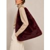Plush Faux Fur Hobo Shoulder Bag, Fall/Winter, Art. YH-26123.532